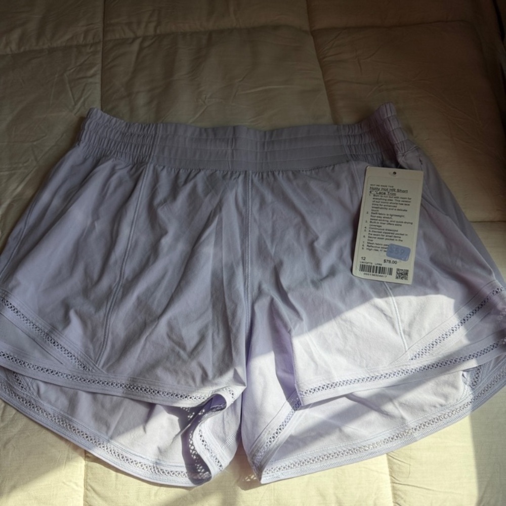 lululemon athletica Lavender Women's Athletic Shorts